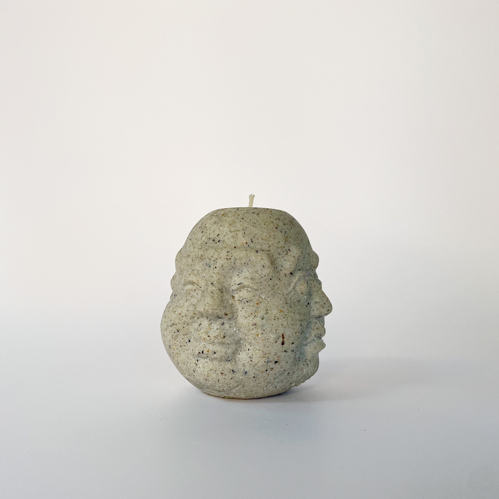 4 Faces Of Buddah - Tealight Candle Holder